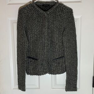 Ann Taylor Gray Textured Jacket
